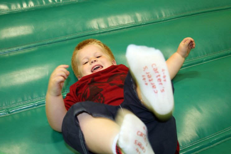 Jacob on the mat